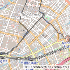 Map of Manchester, Cheshire