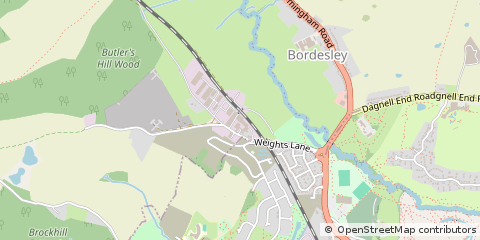 Map of Worcestershire