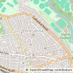 Map of Cardiff