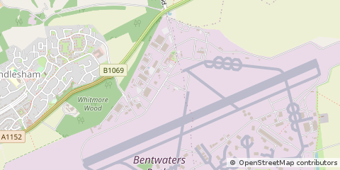 Map of Woodbridge, Suffolk