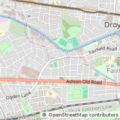 Map of Droylsden, Manchester