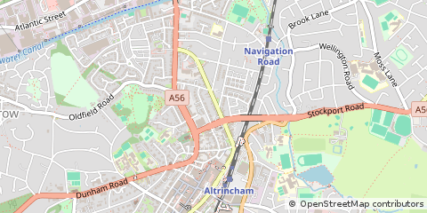 Map of Trafford