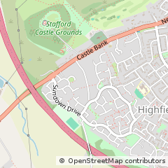 Map of Stafford, Staffordshire