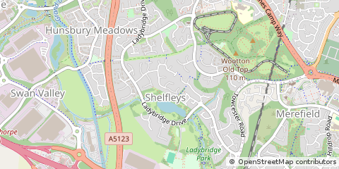 Map of Northampton