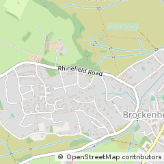 Map of Brockenhurst, Hampshire