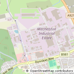 Map of Kirkcaldy, Fife
