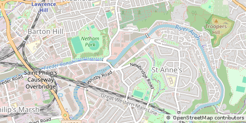 Map of ST. Annes, Bristol