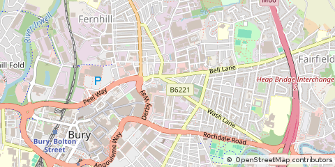 Map of Bury