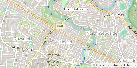 Map of Glasgow