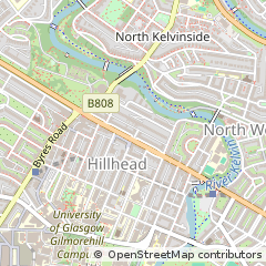 Map of Glasgow