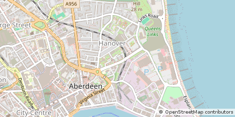Map of Aberdeen, Aberdeenshire