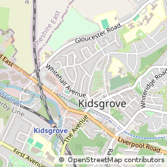 Map of Stoke-on-Trent, Staffordshire