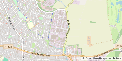 Map of Cambridgeshire