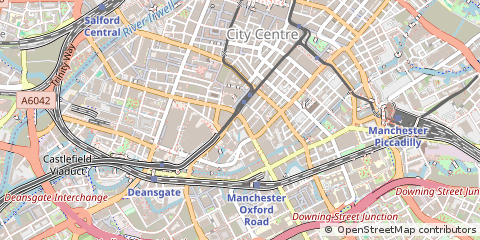 Map of Manchester