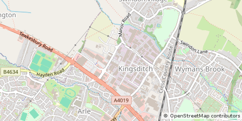Map of Cheltenham