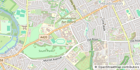 Map of Oxford