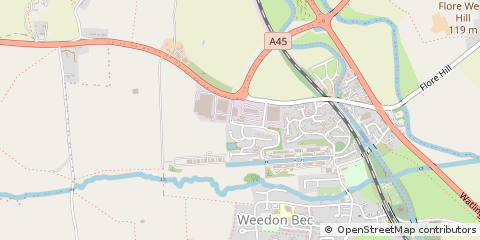 Map of Northampton