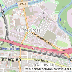 Map of Rutherglen