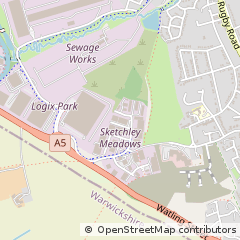 Map of Hinckley, Leicestershire