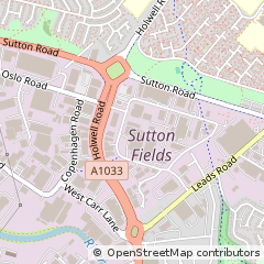 Map of Hull, East Yorkshire