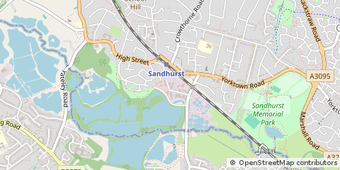 Map of Sandhurst