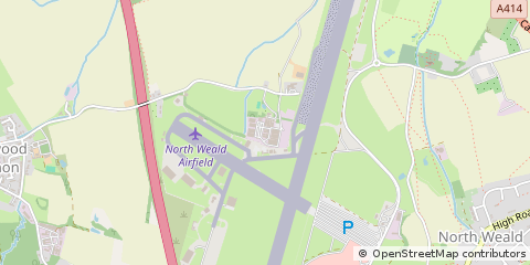 Map of North Weald, Essex
