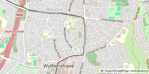 Map of Manchester