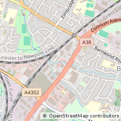 Map of Gloucester, Gloucestershire