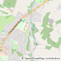 Map of Chesterfield Road Matlock, Derbyshire