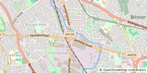 Map of Wolverhampton, West Midlands