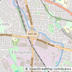 Map of Wolverhampton, West Midlands