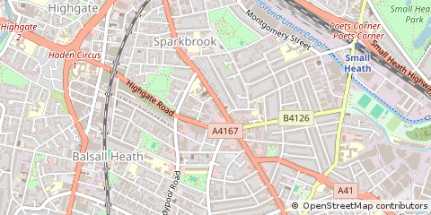 Map of Birmingham