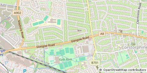 Map of Edinburgh, Midlothian