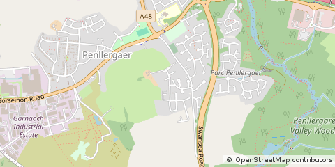 Map of Swansea