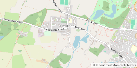 Map of Heather, Leicestershire