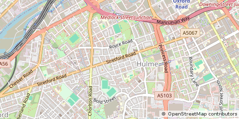 Map of Manchester