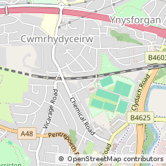 Map of Morriston, Swansea