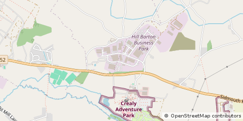 Map of Exeter, Devon