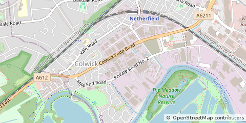 Map of Nottingham