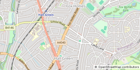 Map of Birmingham