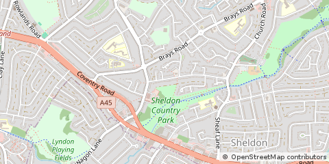 Map of Birmingham