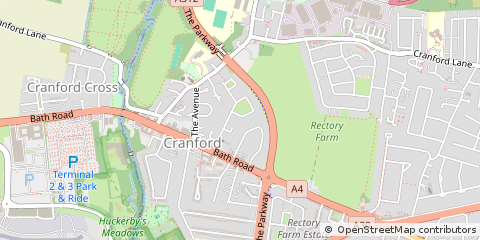 Map of Hounslow, Middlesex