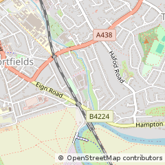 Map of Hereford, Herefordshire