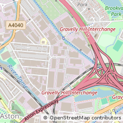 Map of Birmingham, West Midlands