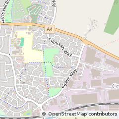 Map of Thatcham, Berkshire