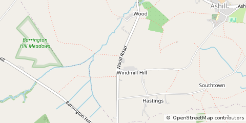 Map of Ilminster, Somerset