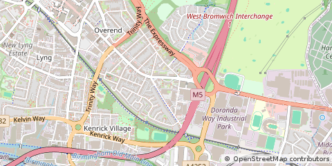Map of West Bromwich