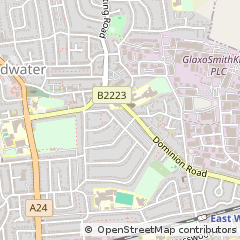 Map of Worthing