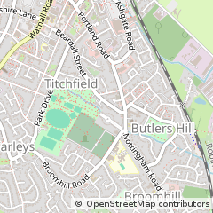 Map of Nottingham