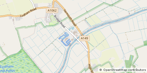 Map of Potter Heigham, Norfolk